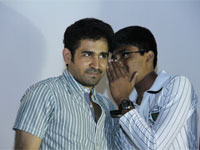 Vijay Antony's Stage Appearance at Kamala Cinemas